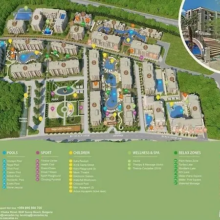 Студия Лучшем К-Се Каскадас С 10 Бассейнами! Apartment